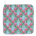 Pink Protea Pattern Print Hand Towel