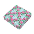 Pink Protea Pattern Print Outdoor Seat Cushion Cover