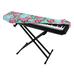 Pink Protea Pattern Print Piano Keyboard Cover