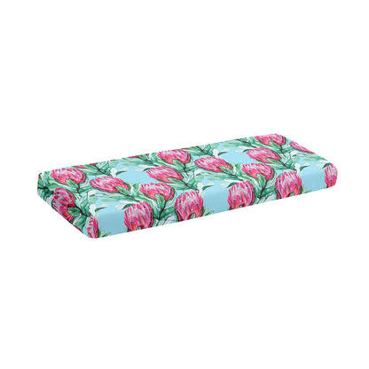 Pink Protea Pattern Print Piano Keyboard Cover