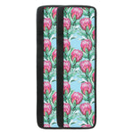 Pink Protea Pattern Print Refrigerator Handle Covers