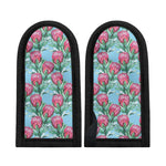 Pink Protea Pattern Print Skillet Handle Cover