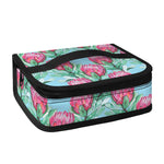 Pink Protea Pattern Print Small Lunch Bag