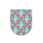 Pink Protea Pattern Print Toilet Lid Cover