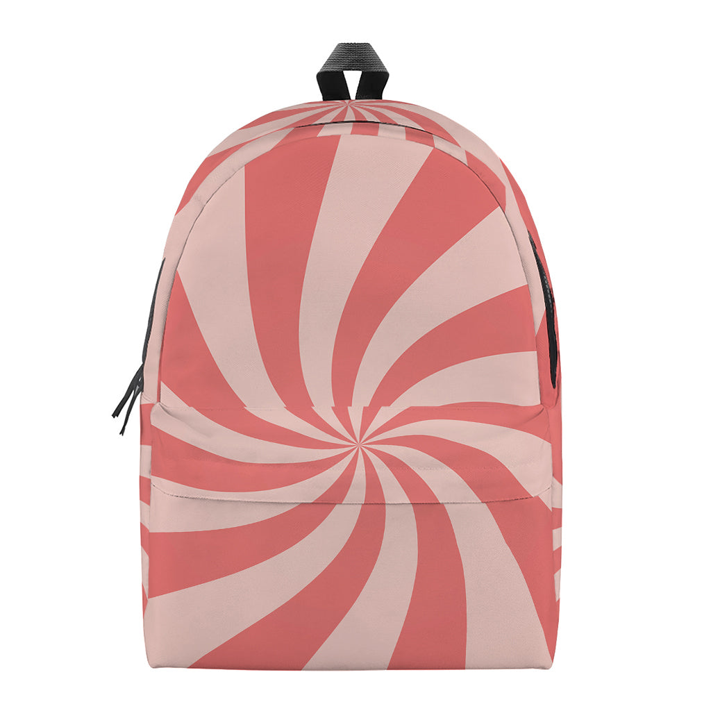 Pink Psychedelic Swirl Print Backpack