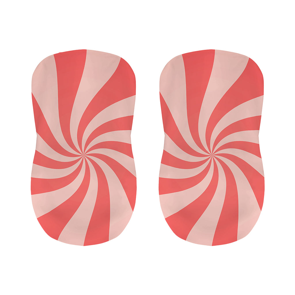 Pink Psychedelic Swirl Print Bar Stool Covers