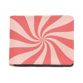 Pink Psychedelic Swirl Print Bifold Wallet
