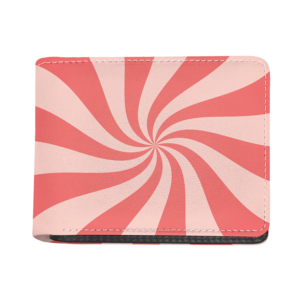 Pink Psychedelic Swirl Print Bifold Wallet