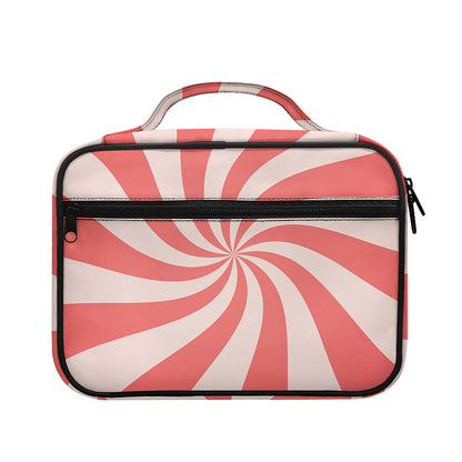 Pink Psychedelic Swirl Print Briefcase Bible Bag
