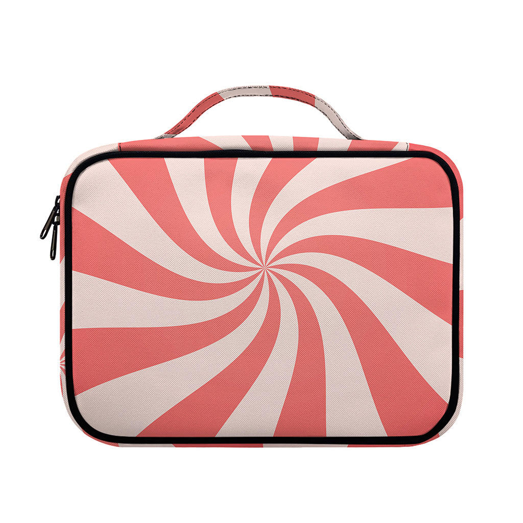 Pink Psychedelic Swirl Print Briefcase Bible Bag