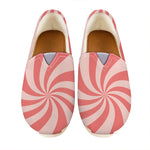 Pink Psychedelic Swirl Print Casual Shoes