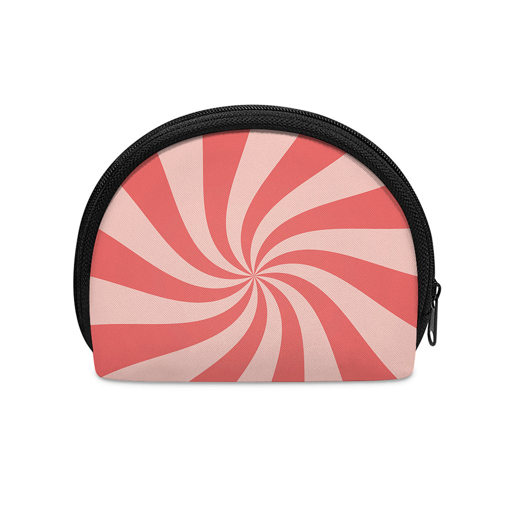 Pink Psychedelic Swirl Print Coin Purse