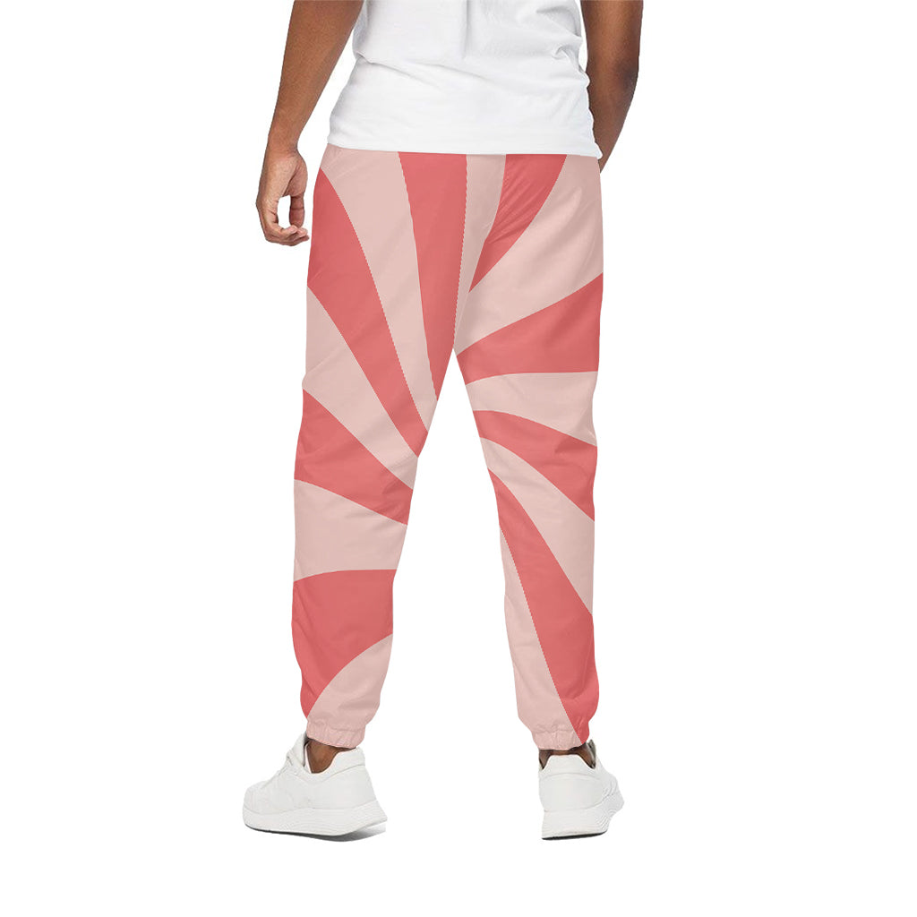 Pink Psychedelic Swirl Print Cotton Pants