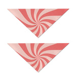 Pink Psychedelic Swirl Print Dog Bandana