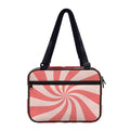 Pink Psychedelic Swirl Print Double Strap Bible Bag