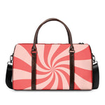 Pink Psychedelic Swirl Print Duffle Bag