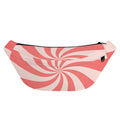 Pink Psychedelic Swirl Print Fanny Pack