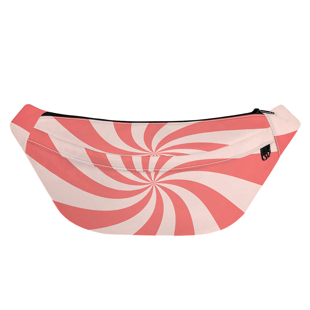 Pink Psychedelic Swirl Print Fanny Pack