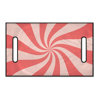 Pink Psychedelic Swirl Print Golf Cart Seat Cover