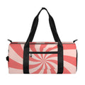 Pink Psychedelic Swirl Print Gym Bag