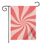 Pink Psychedelic Swirl Print House Flag