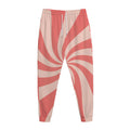 Pink Psychedelic Swirl Print Jogger Pants