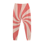 Pink Psychedelic Swirl Print Jogger Pants