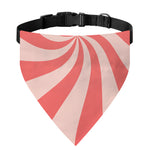 Pink Psychedelic Swirl Print Over The Collar Dog Bandana