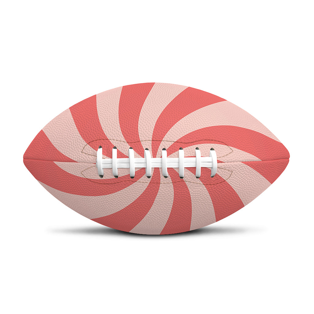 Pink Psychedelic Swirl Print Rugby Ball