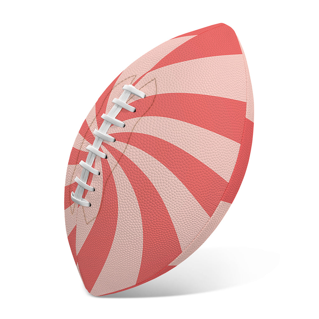 Pink Psychedelic Swirl Print Rugby Ball