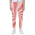 Pink Psychedelic Swirl Print Joggers