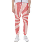 Pink Psychedelic Swirl Print Scuba Joggers