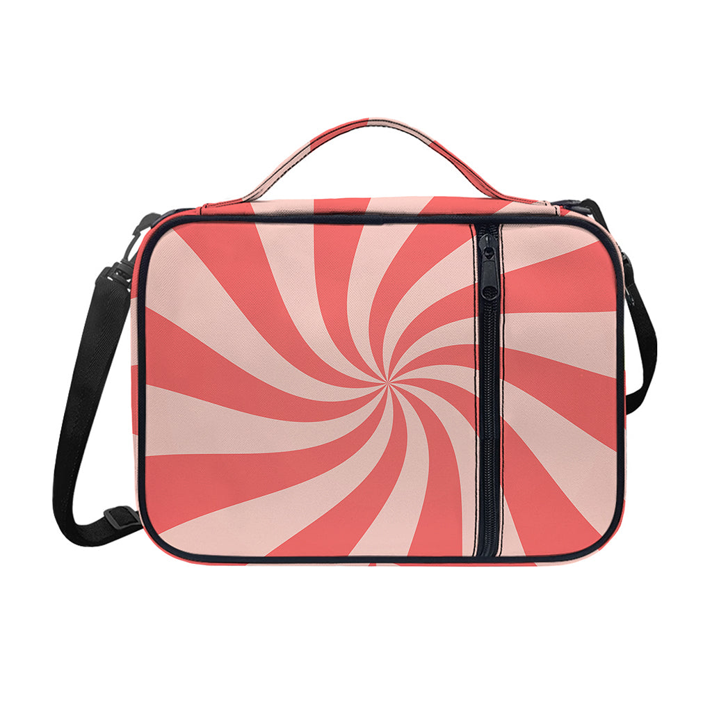 Pink Psychedelic Swirl Print Shoulder Strap Bible Bag