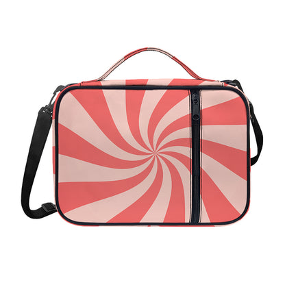 Pink Psychedelic Swirl Print Shoulder Strap Bible Bag