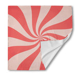 Pink Psychedelic Swirl Print Silk Bandana