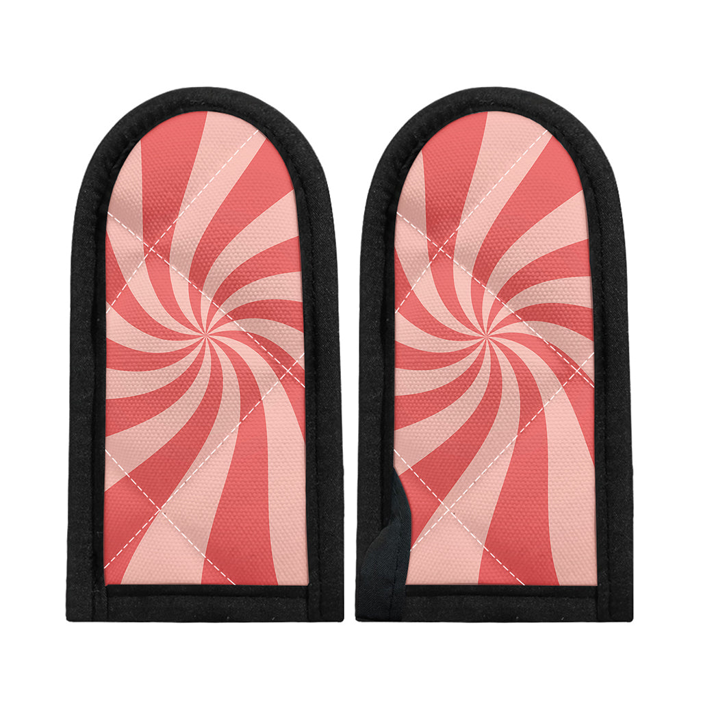 Pink Psychedelic Swirl Print Skillet Handle Cover