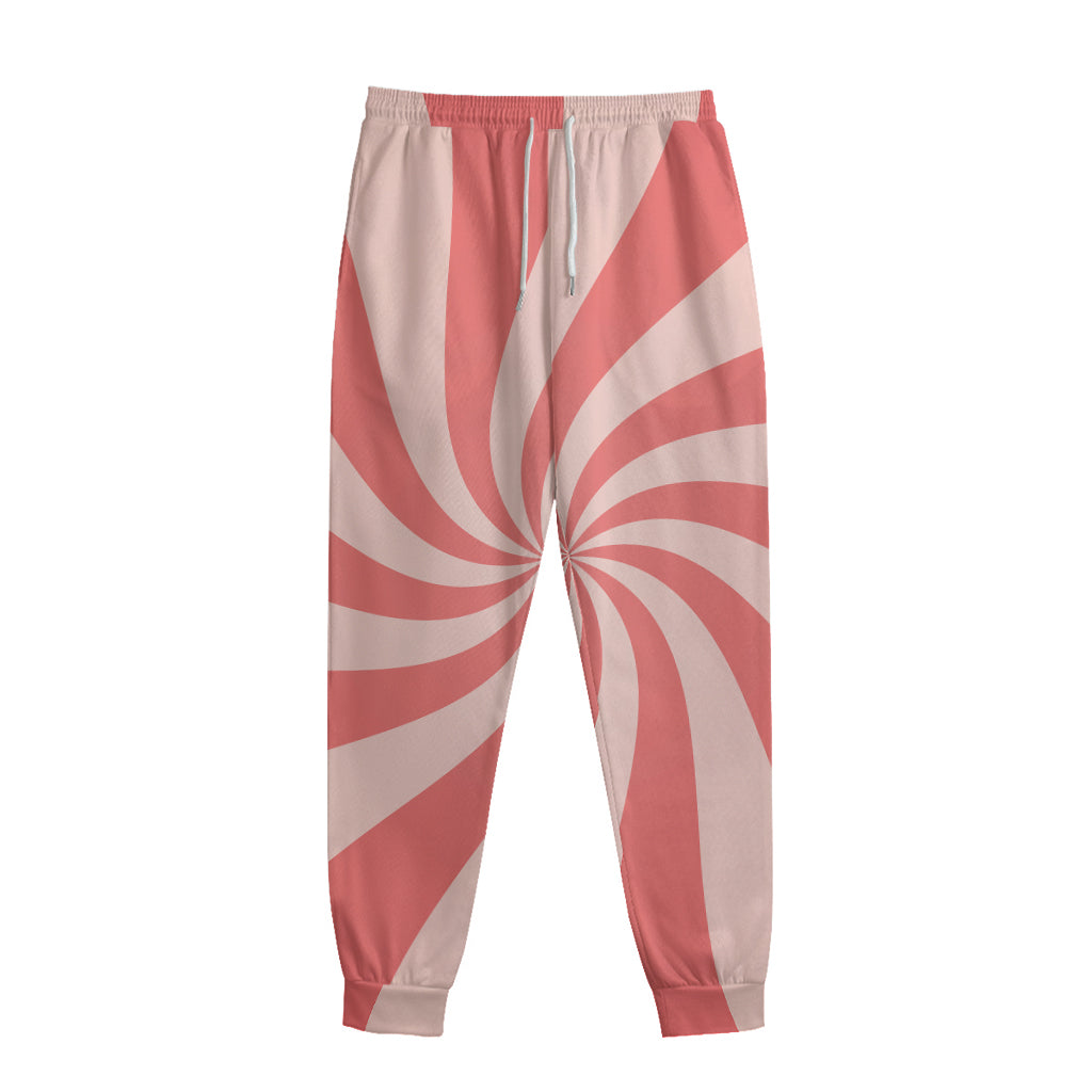 Pink Psychedelic Swirl Print Sweatpants