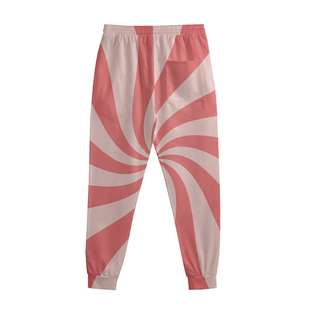 Pink Psychedelic Swirl Print Sweatpants