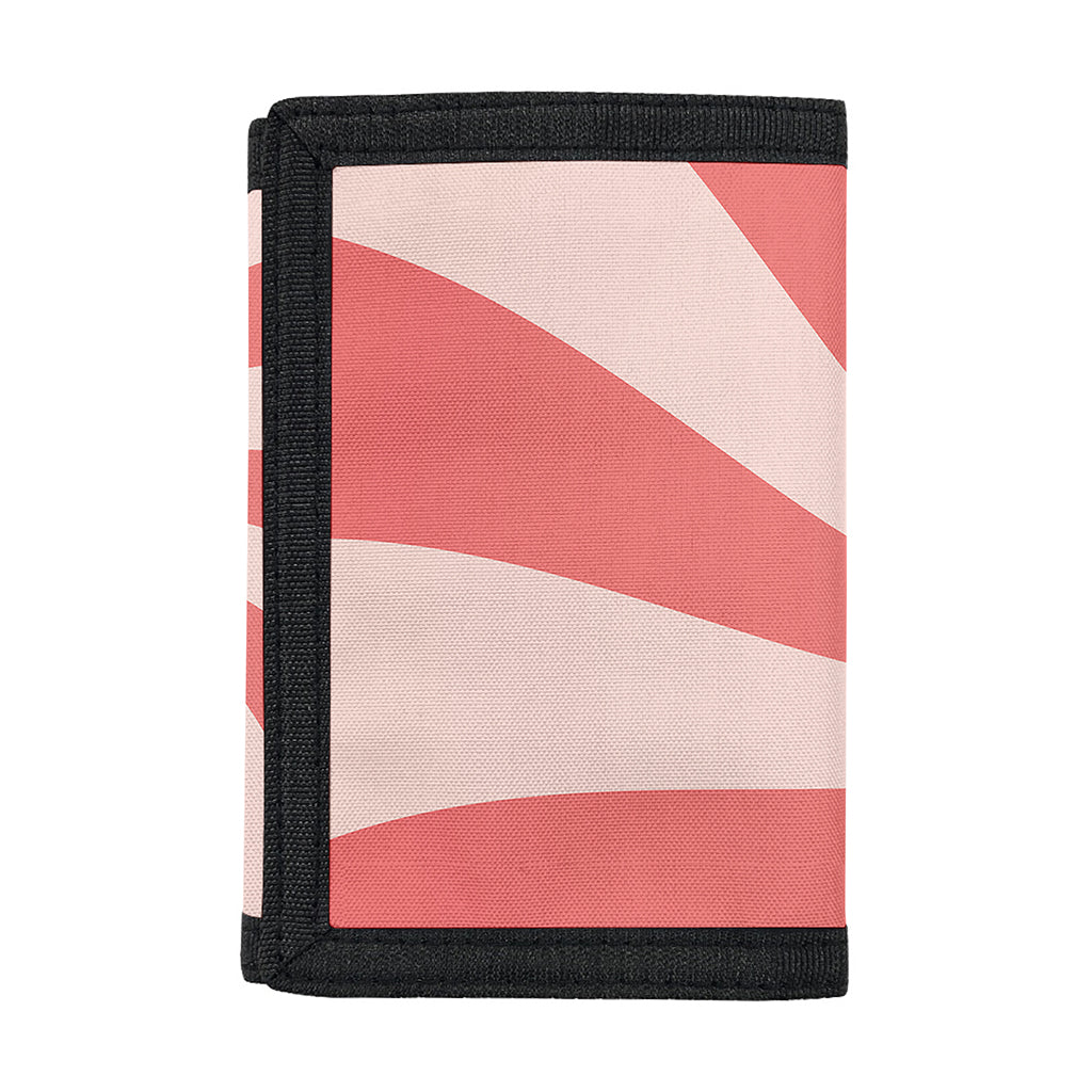 Pink Psychedelic Swirl Print Trifold Wallet