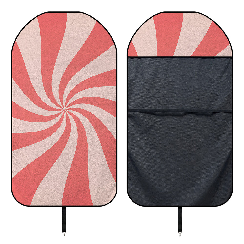 Pink Psychedelic Swirl Print Waterproof Car Seat Cover