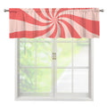 Pink Psychedelic Swirl Print Window Valance
