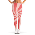 Pink Psychedelic Swirl Print Women's Leggings