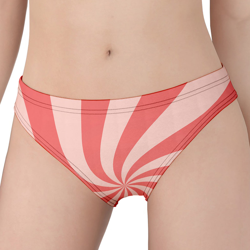 Pink Psychedelic Swirl Print Women's Panties