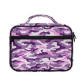 Pink Purple And Grey Camouflage Print Briefcase Bible Bag