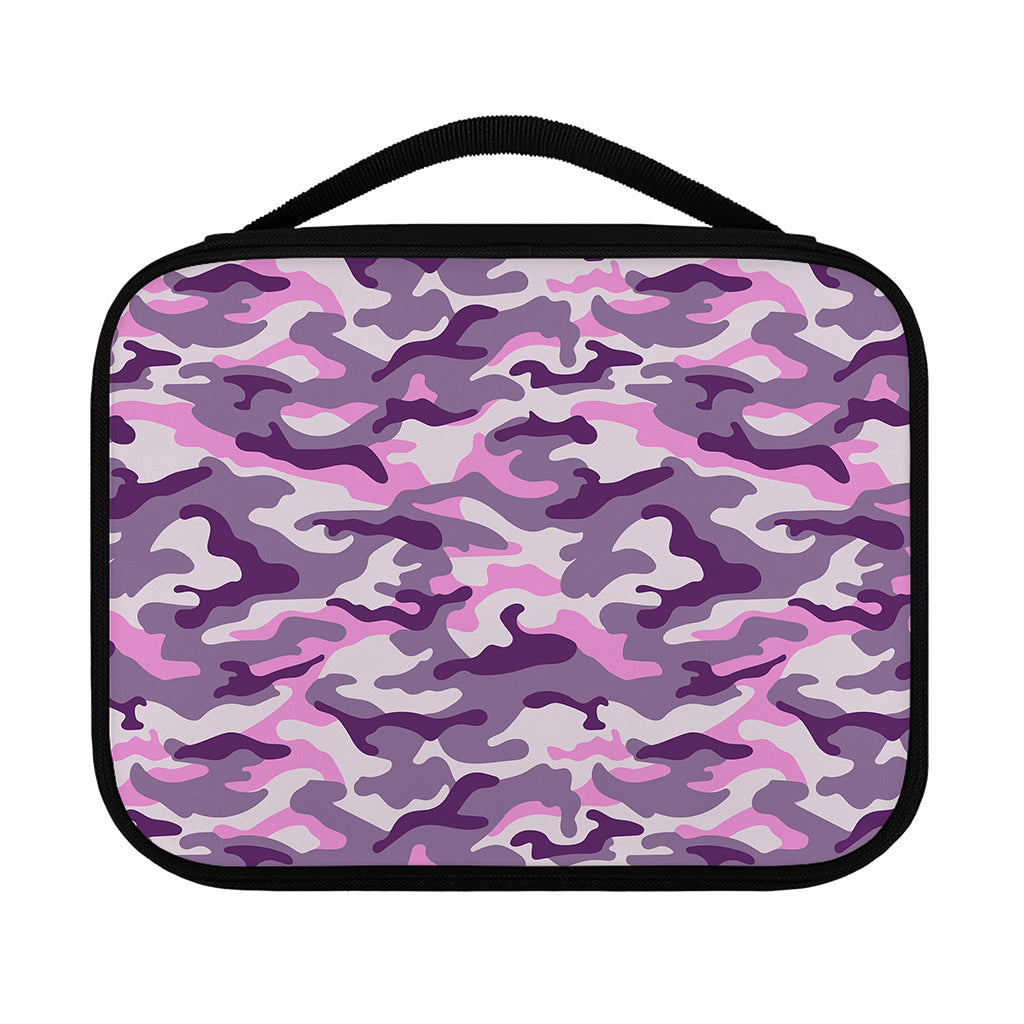 Pink Purple And Grey Camouflage Print Classic Bible Case