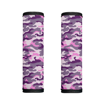 Pink Purple And Grey Camouflage Print Handle Covers