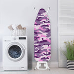 Pink Purple And Grey Camouflage Print Ironing Board Cover
