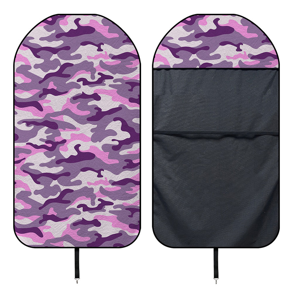 Pink Purple And Grey Camouflage Print Waterproof Car Seat Cover