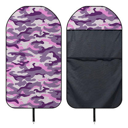 Pink Purple And Grey Camouflage Print Waterproof Car Seat Cover