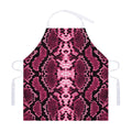 Pink Python Snakeskin Print Adjustable Apron